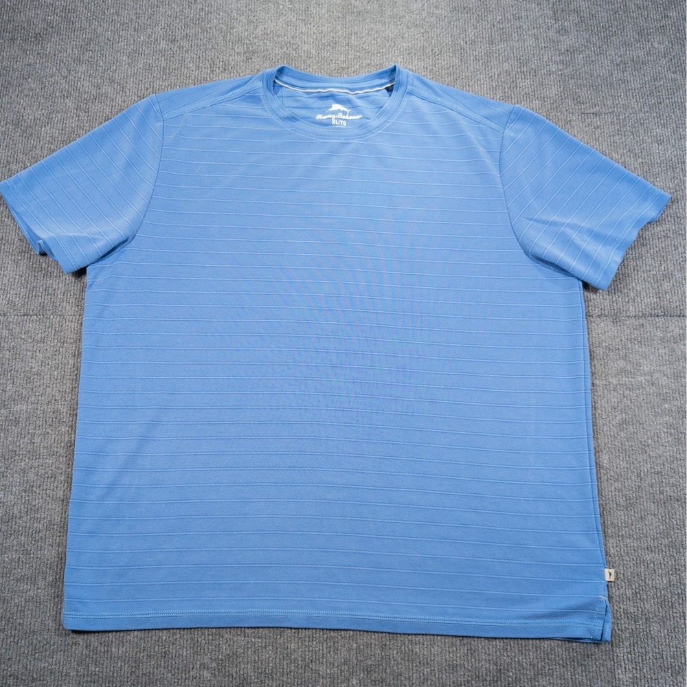 Tommy Bahama Paradise Isles T-Shirt Mens XL Sky Blue Tencel Modal Relaxed Fit